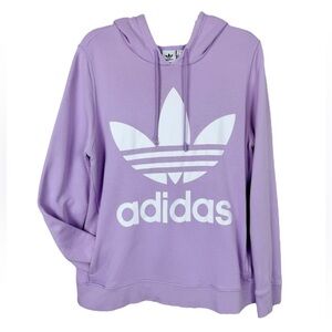 Adidas | Originals Classic Trefoil Logo Purple Hoodie Size Large